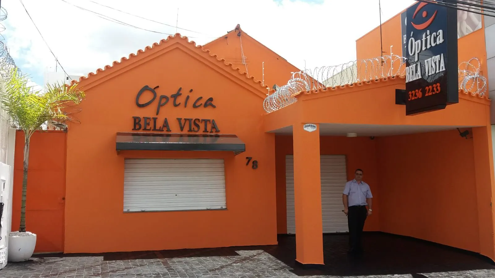 A primeira loja da Óptica Bela Vista